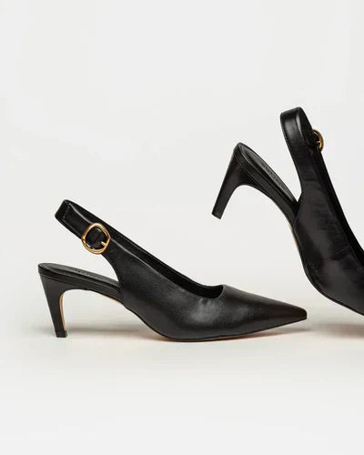 STILETTO MILAN EN CUERO LISO