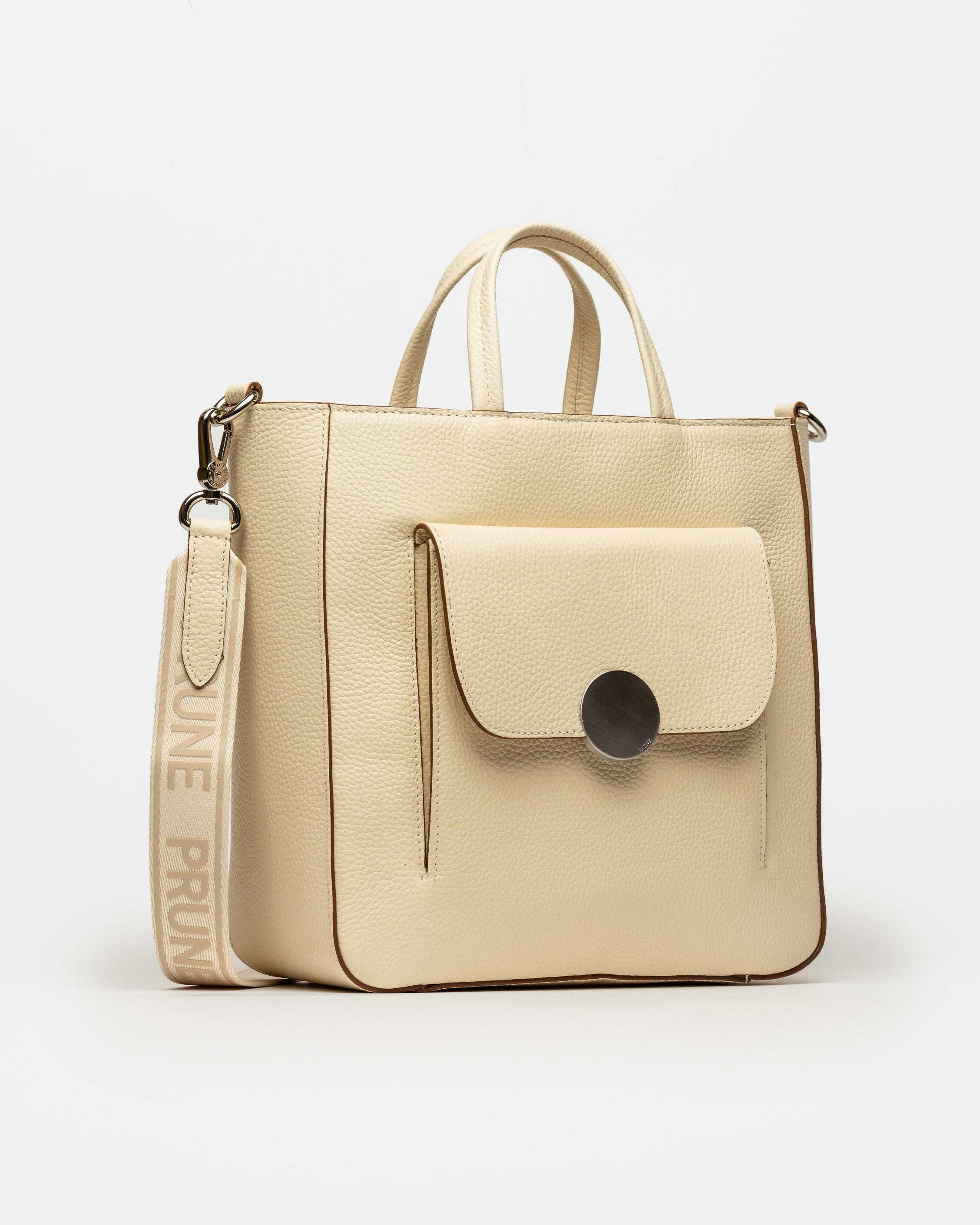 SHOPPER THE CIRCLE EN CUERO GRANEADO